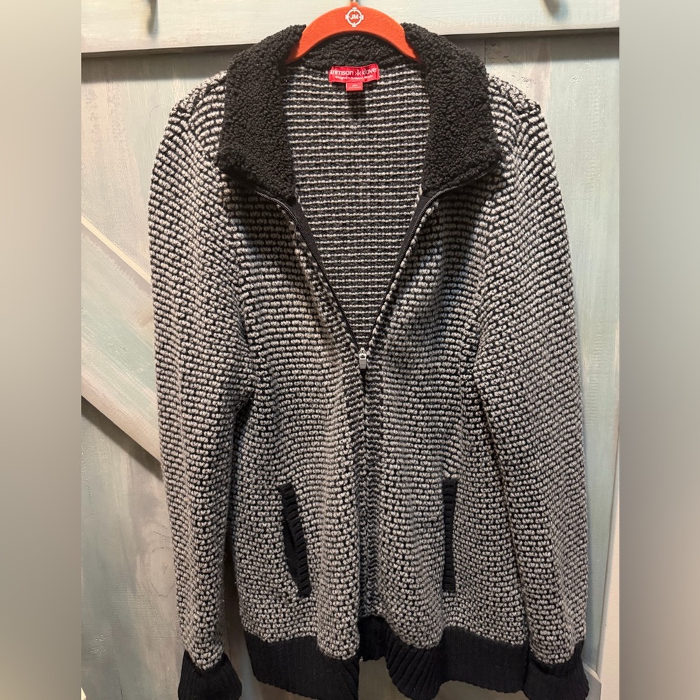Krimson Klover Black and Gray Scandi Jacket